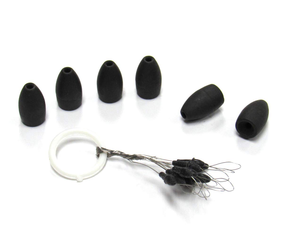 Harmony Fishing - Tungsten Flipping Weights  (1/4 oz (6 Pack)) - Opticdeals