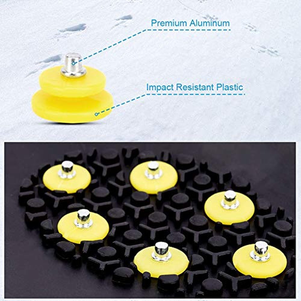 FIVE BEE Anti Slip Snow Ice Crampon Spikes- Durable Grips Grippers Crampon - Opticdeals