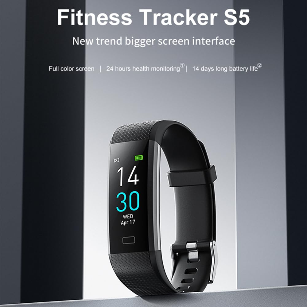 Fitness Tracker with Heart Rate Blood Pressure Blood Oxygen - Opticdeals