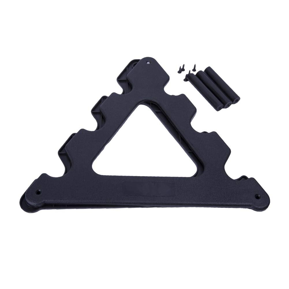 IMFUN Dumbbell Rack, Compact Dumbbell Bracket Free Weight Stand for Home Gym Black(Triangle) - Opticdeals