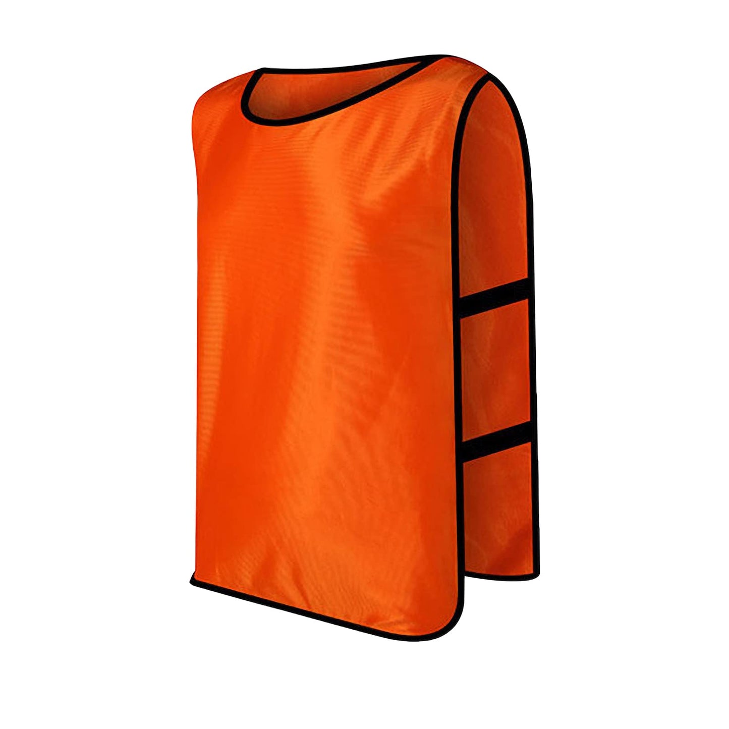 SFAKDTY 6 Pack Football Vest Scrimmage Training Team Practice Pinnies for Soccer Basketball Volleyball with Carry Bag (Orange) 3 - Opticdeals