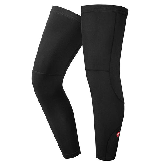 qualidyne Cycling Leg Warmers Fleece Lined Thermal Long Leg Sleeves Cycling SZ M - Opticdeals