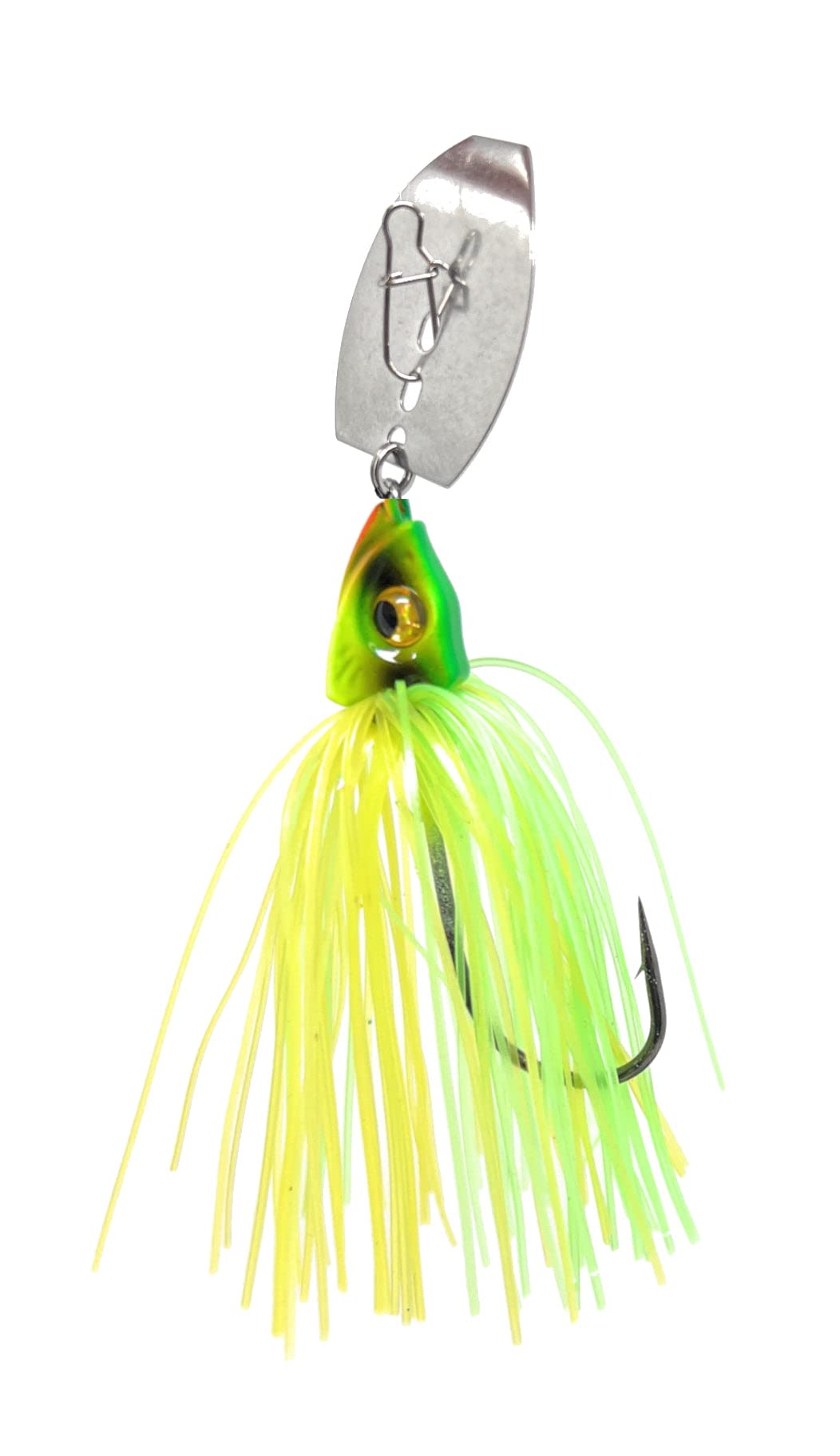 Reaction Tackle Bladed Swim Jigs 3/8 Chartreuse Tiger - Opticdeals