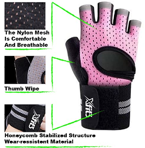 XFIT3 Weight Lifting Gloves, Workout Gloves for Men and Women Weight Lifting - Opticdeals