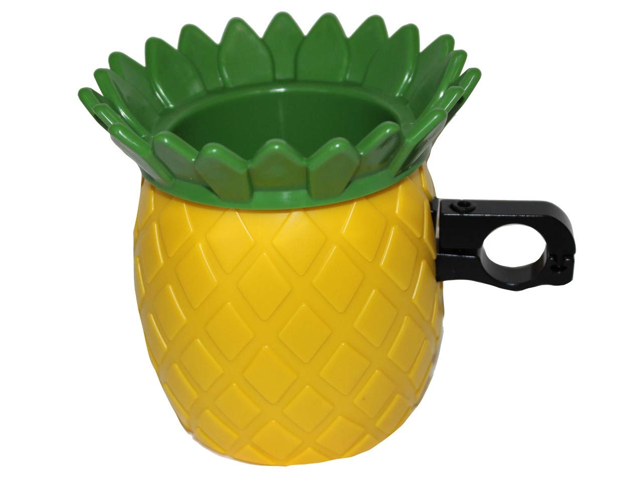 BikeCupHolder - Pineapple Express Bike Cup Holder for Beach Cruiser - Commuter Bicycle - Handlebars - Opticdeals