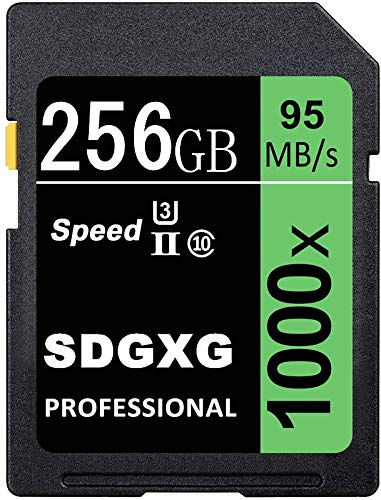 SDGXG 256GB SD Card Performance Class 10 U3 SDXC Flash Memory Card 95MB/S SD - Opticdeals