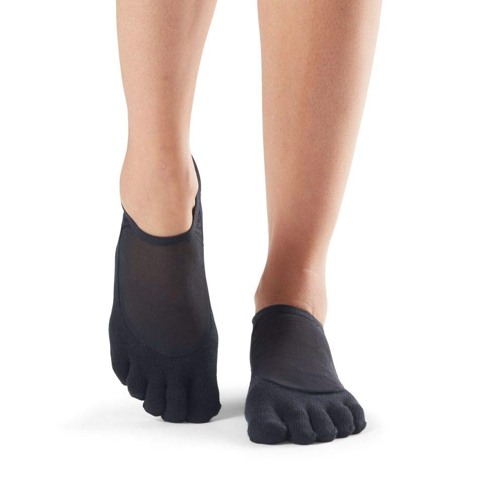 toesox Grip Pilates Barre Socks – Non Slip Luna Full Toe for Yoga & Ballet, Medium, Legend - Opticdeals