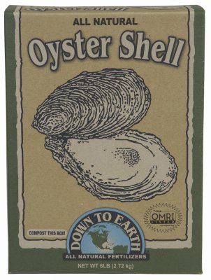 Down to Earth Organic White Oyster Shell OMRI, 5 lb - Opticdeals