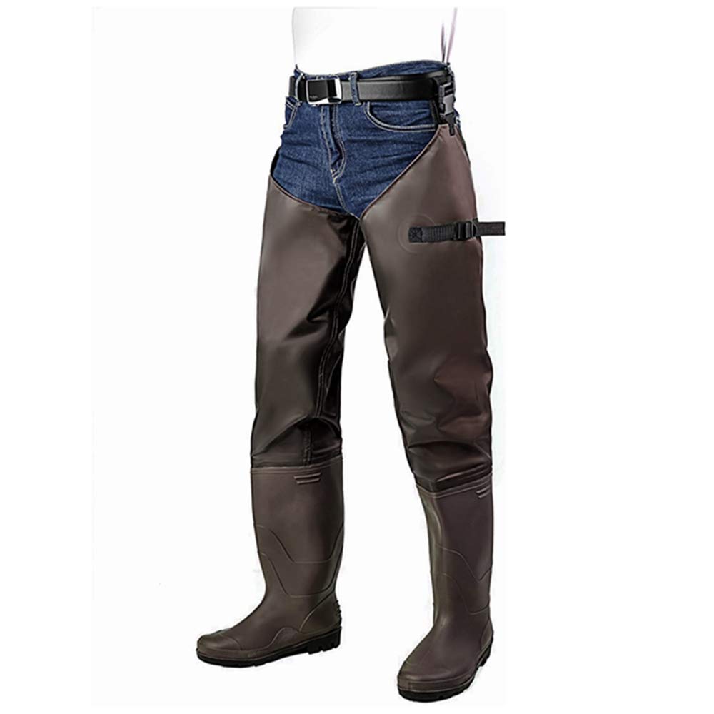 Toandon Mens Hip Waders Fishing Lightweight Waterproof Bootfoot Hip Boots with - Opticdeals