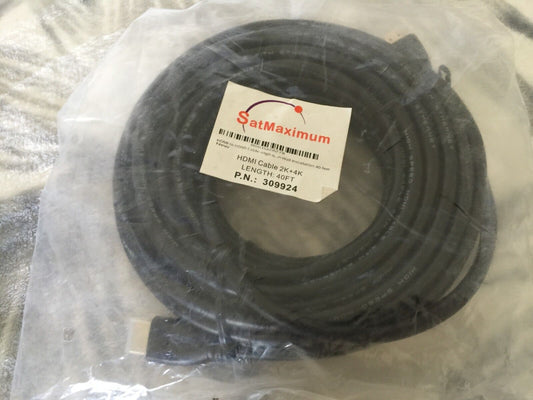 SatMaximum 309924 HDMI CABLE 2K+4K WALL INSTALATION 40 FT NEW S34 - Opticdeals