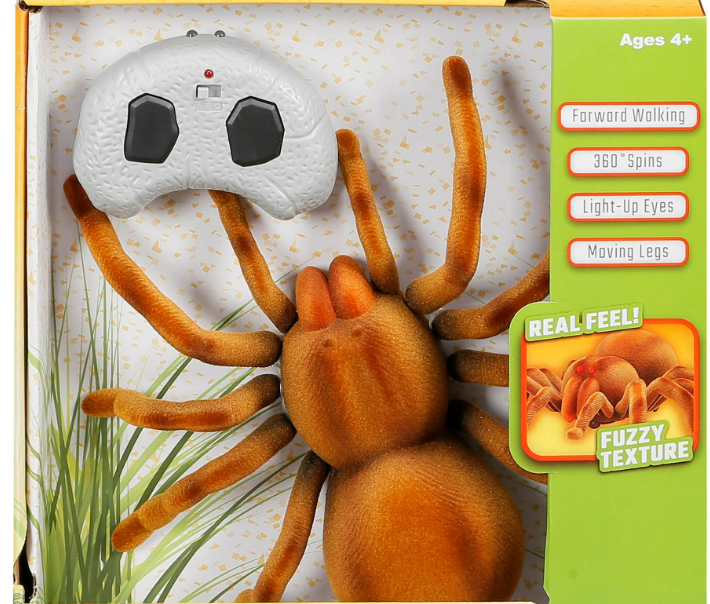 Spider Toy with Remote Infrared Controller (Brown New Bright NEW