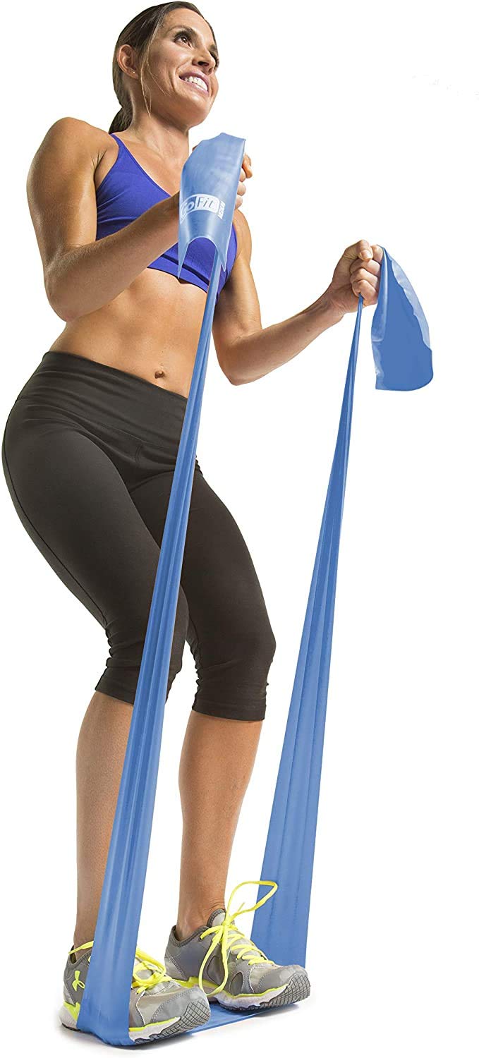 GoFit Latex Power Flat Band Kit for Resistance Band Training, Stretch Resistance Band, Mobility Band - Opticdeals
