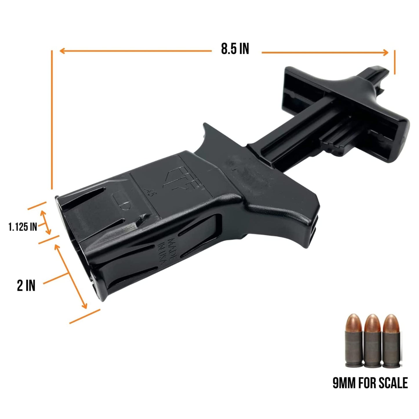ETS Speed Loader Universal Pistol Handgun Magazine Reloader 45 Ammo - Opticdeals