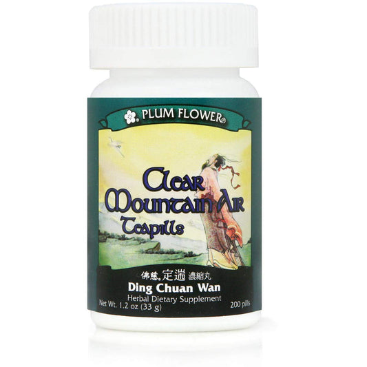 Clear Mountain Air Teapills (Ding Chuan Wan), 200 ct, Plum Flower - Opticdeals