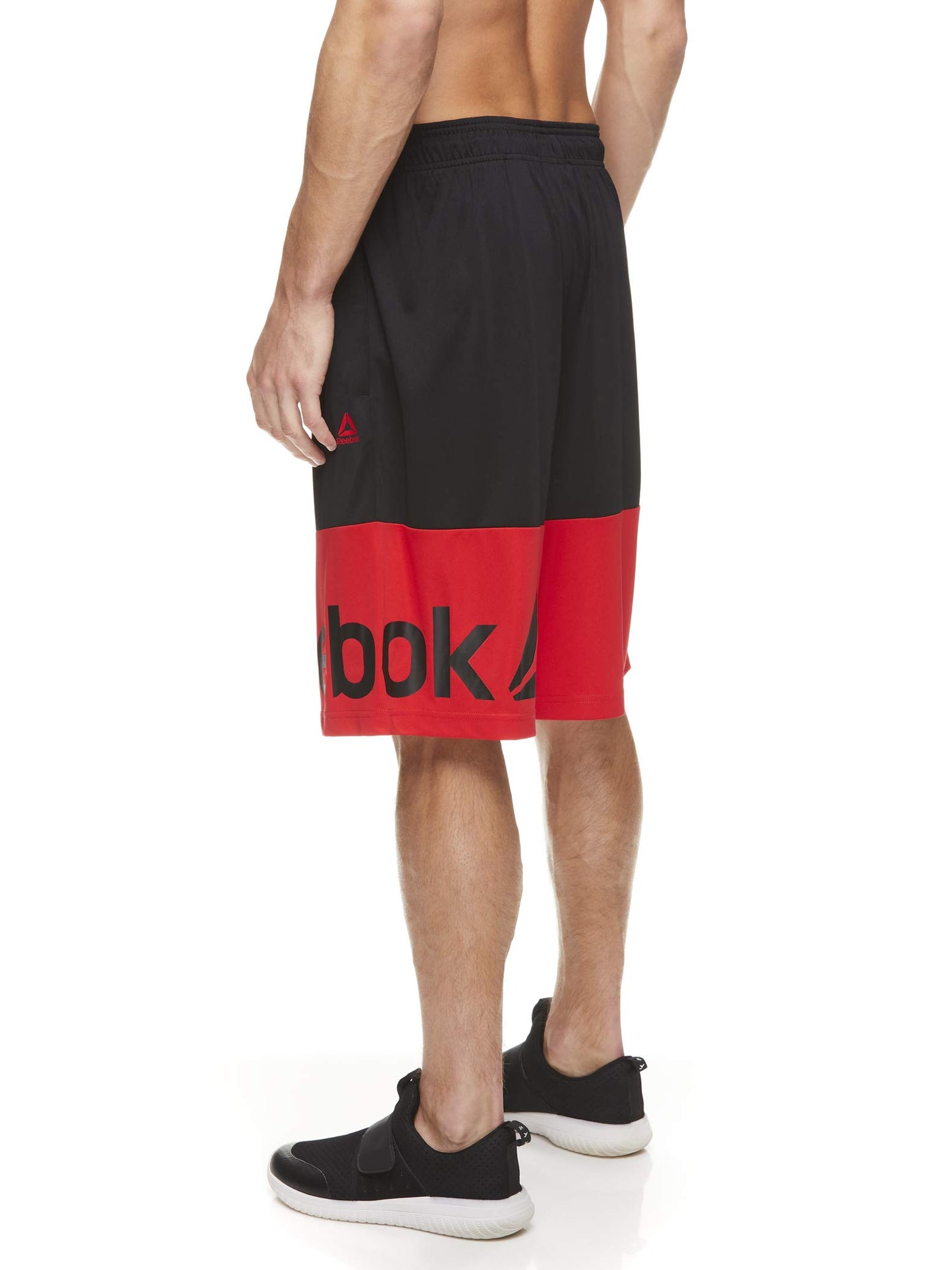Reebok Men's Mesh Basketball Gym Shorts  Sz M w/Elastic Drawstring Waistband & Pockets - Opticdeals