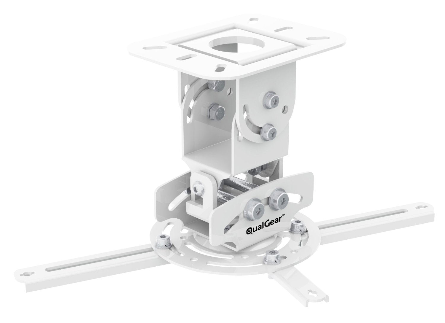 QualGear PRB-717-Wht Ceiling Mount Projector Accessory - Opticdeals