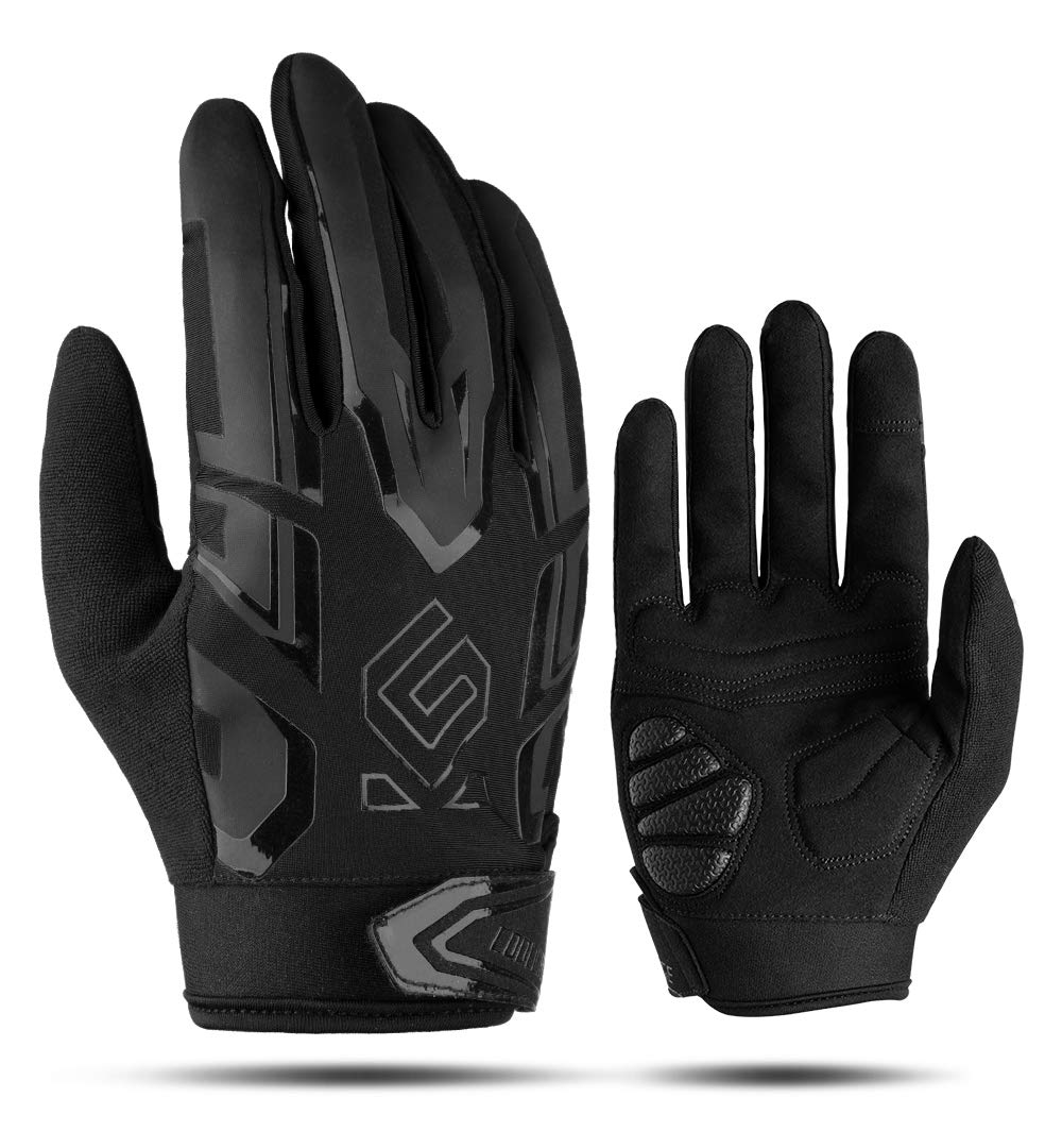 Cool Change  Motorcycle Gloves  Sz Large Gel Padded Full Finger Antiskid Touch Screen - Opticdeals