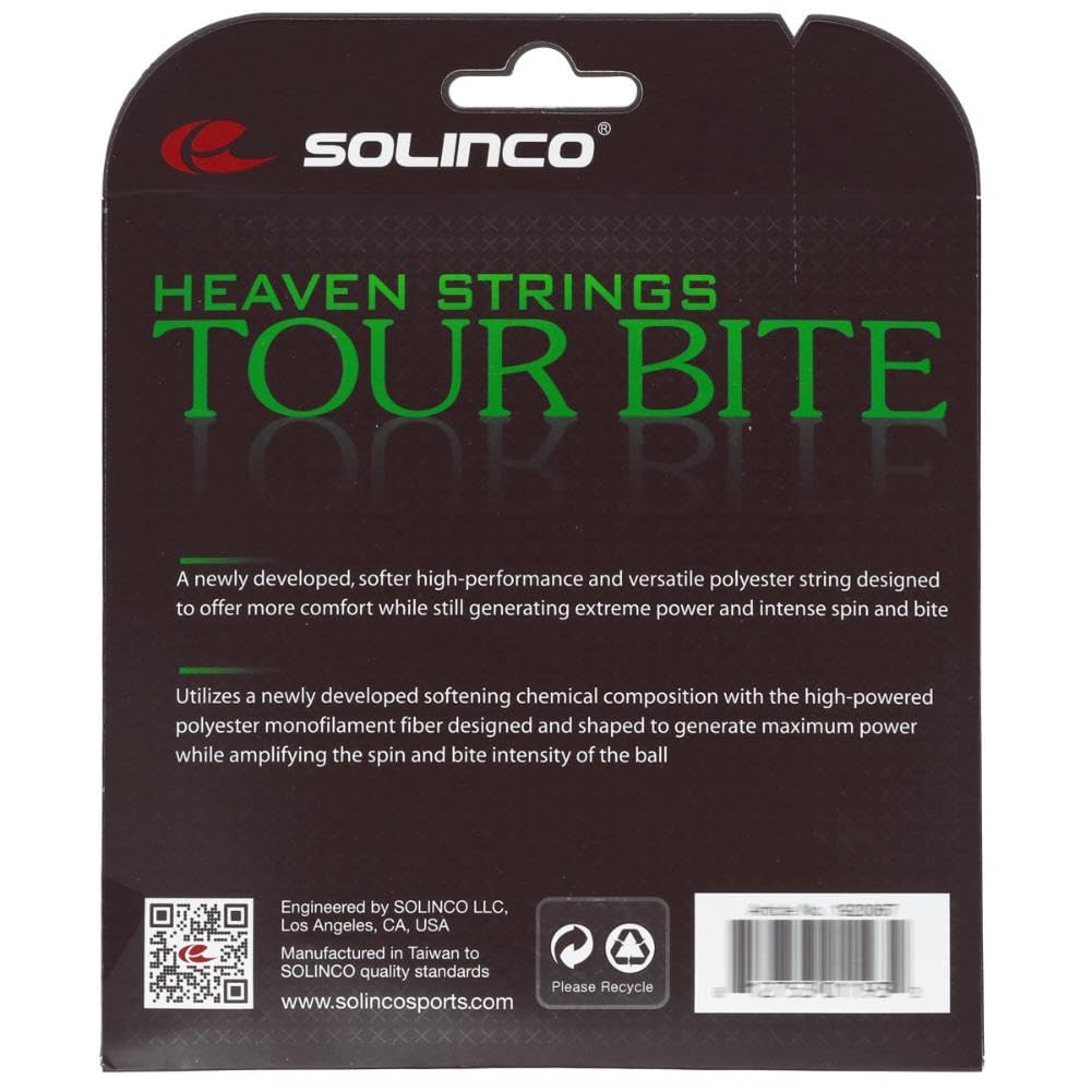 Solinco Tour Bite Soft (17-1.20mm) Tennis String (Silver) - Opticdeals