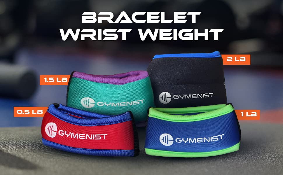 Wrist Weights 1 LB Running Stylish Bracelet weights - Opticdeals