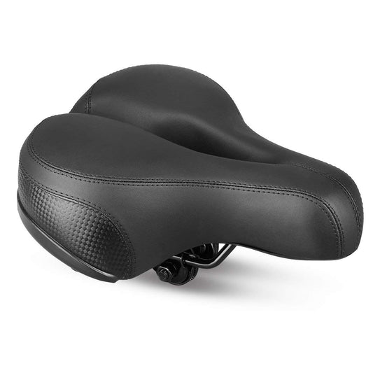 Bike Seat Wide   Extra Soft Shockproof   Comfortable Cushion  Saddle, Bike Seat Cycling PadExercise Bicycle Saddle Cushion Fits Cruiser and Stationary Bikes - Opticdeals