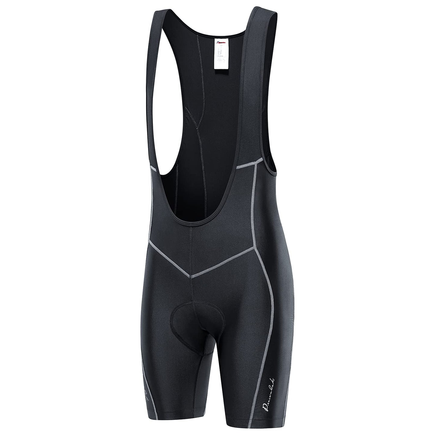 Przewalski Men’s 3D Padded Cycling Bike Bib Shorts, Bicycle Biking Bib Shorts - Opticdeals