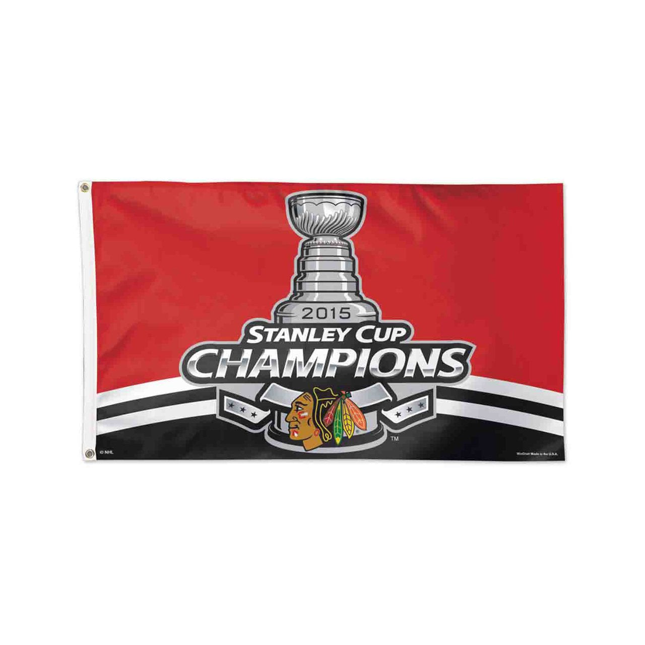 WinCraft Chicago Blackhawks NHL Stanley Cup Flag - Opticdeals