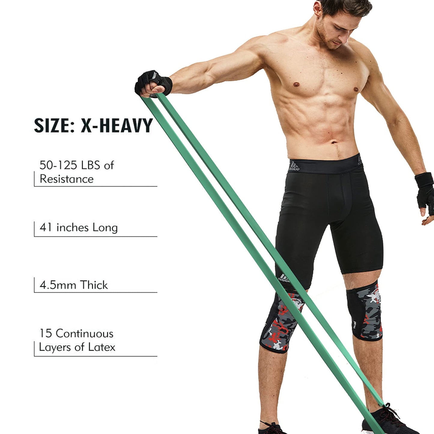 Pull Up Assist Bands, Resistance Bands Set with Handles and Door Anchor - Opticdeals