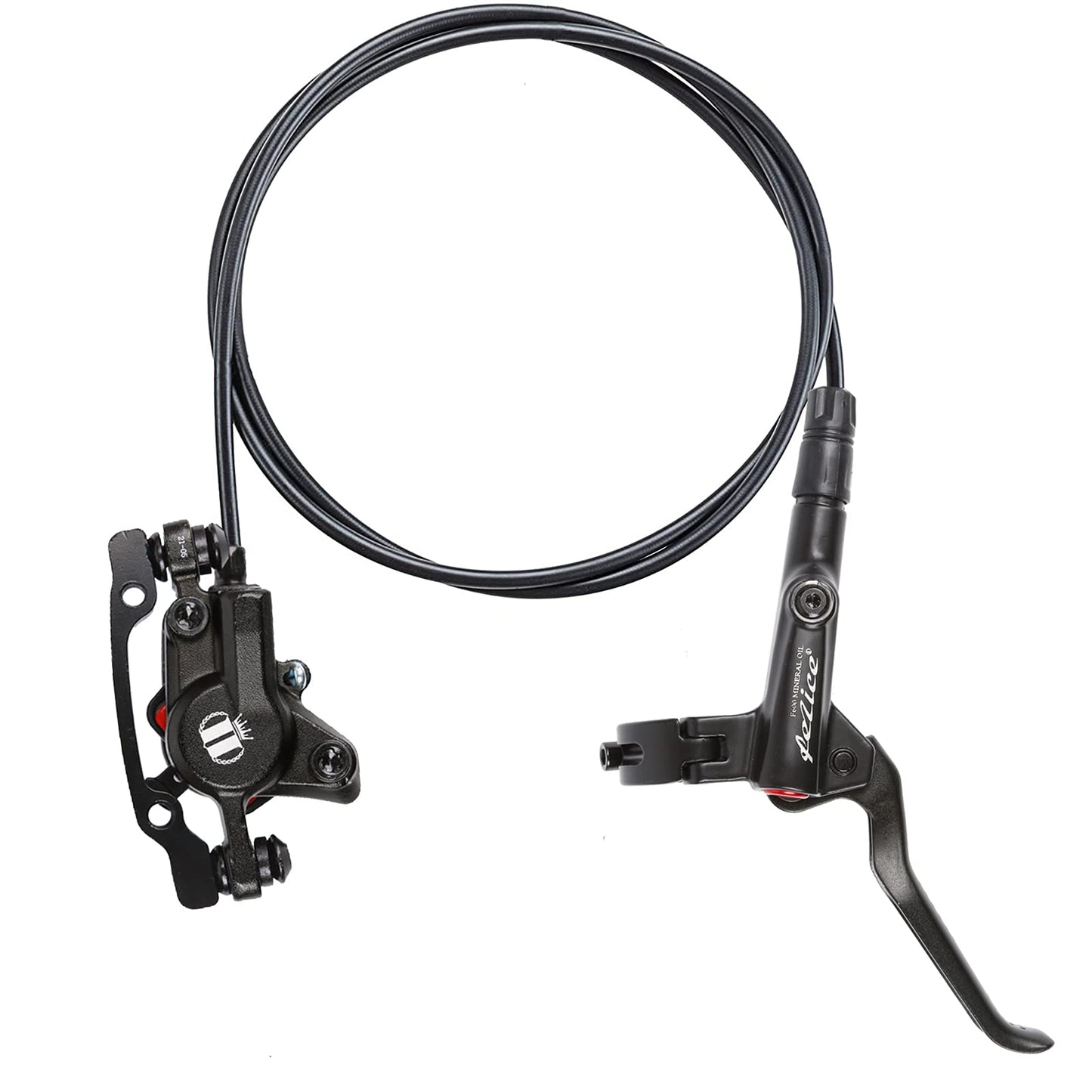 NOUJIU Mountain Bike Hydraulic Disc Brakes Set, Aluminum Alloy Lever Front - Opticdeals