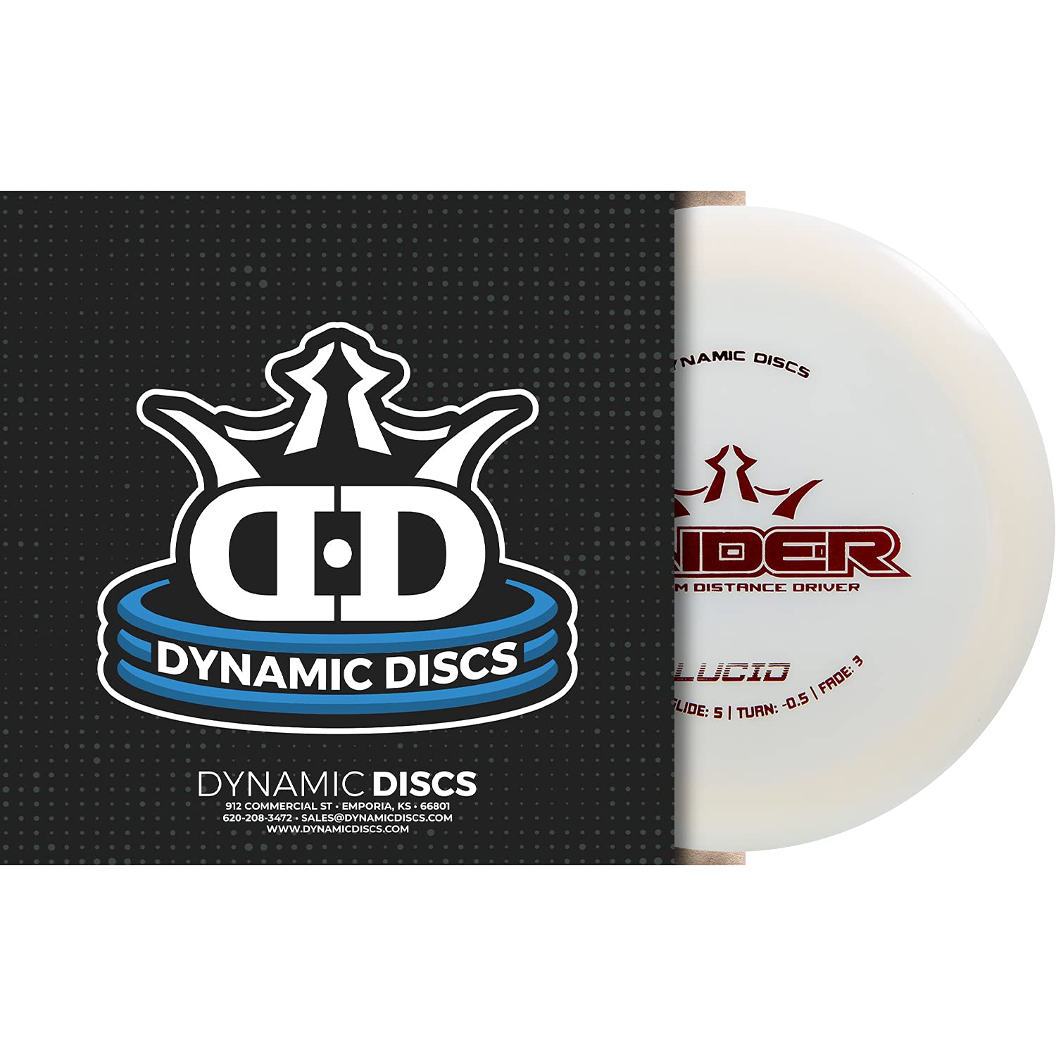 Dynamic Discs Lucid Raider Disc Golf Driver | 170g Plus | Maximum Distance - Opticdeals