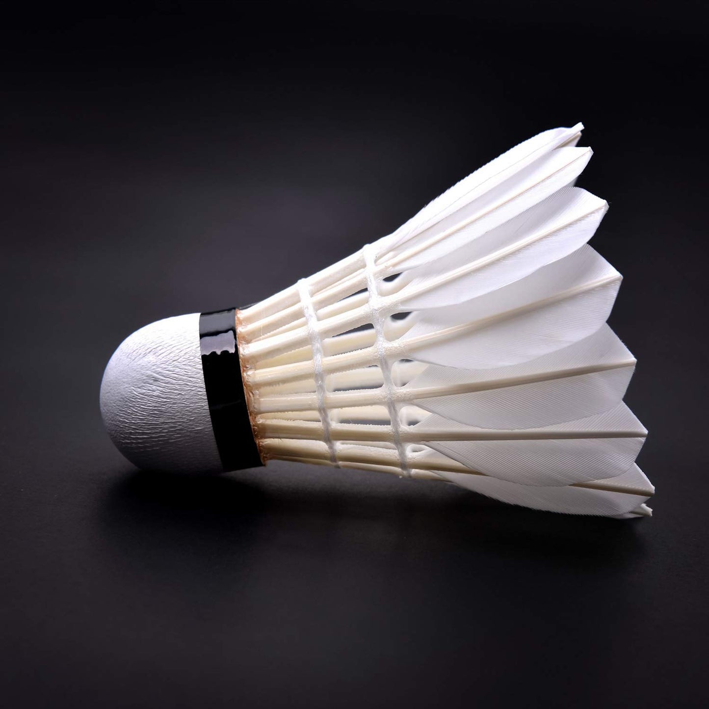 KEVENZ Goose Feather Badminton Shuttlecocks with Great Stability and Durability, High Speed Badminton Birdies,Pack of 12, White - Opticdeals