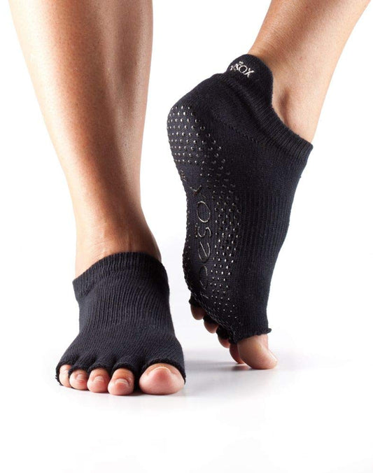 toesox  Ballet  Toe Socks Women's Sz Small Low Cut Half Toe  Non-Slip for Yoga, - Opticdeals