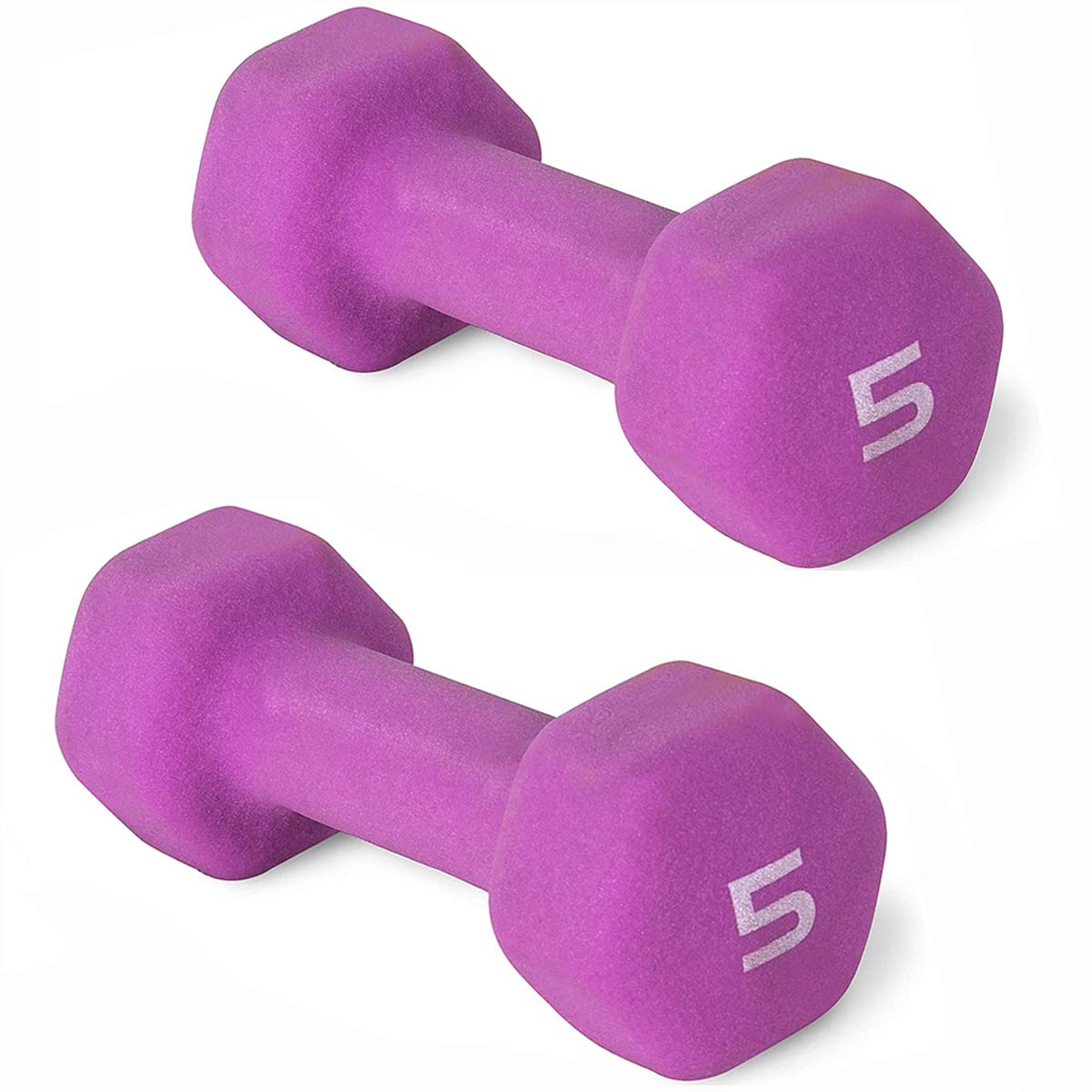 5lb Dumbbells  Weights, Pair 10 lbs Total - Opticdeals