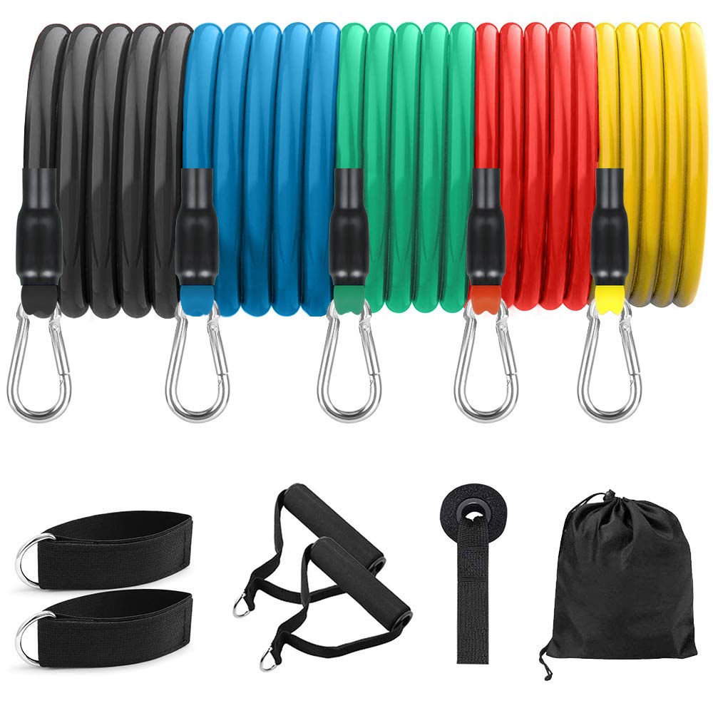 Workout Resistance Bands, Resistance Cords for Shoulder Exercise Comes with 2 - Opticdeals