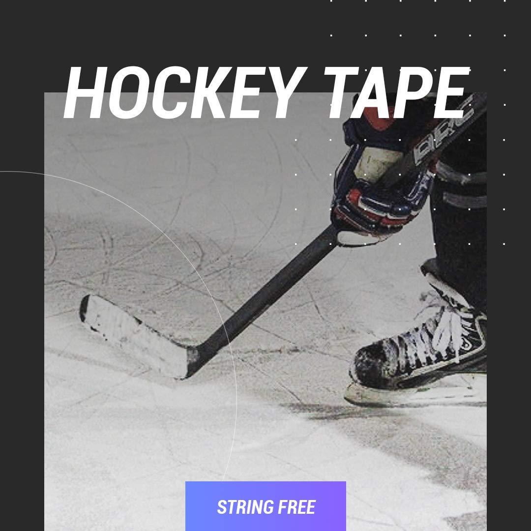 White Hockey Tape for use on Sticks, Blades and as Athletic Tape for General use - Opticdeals