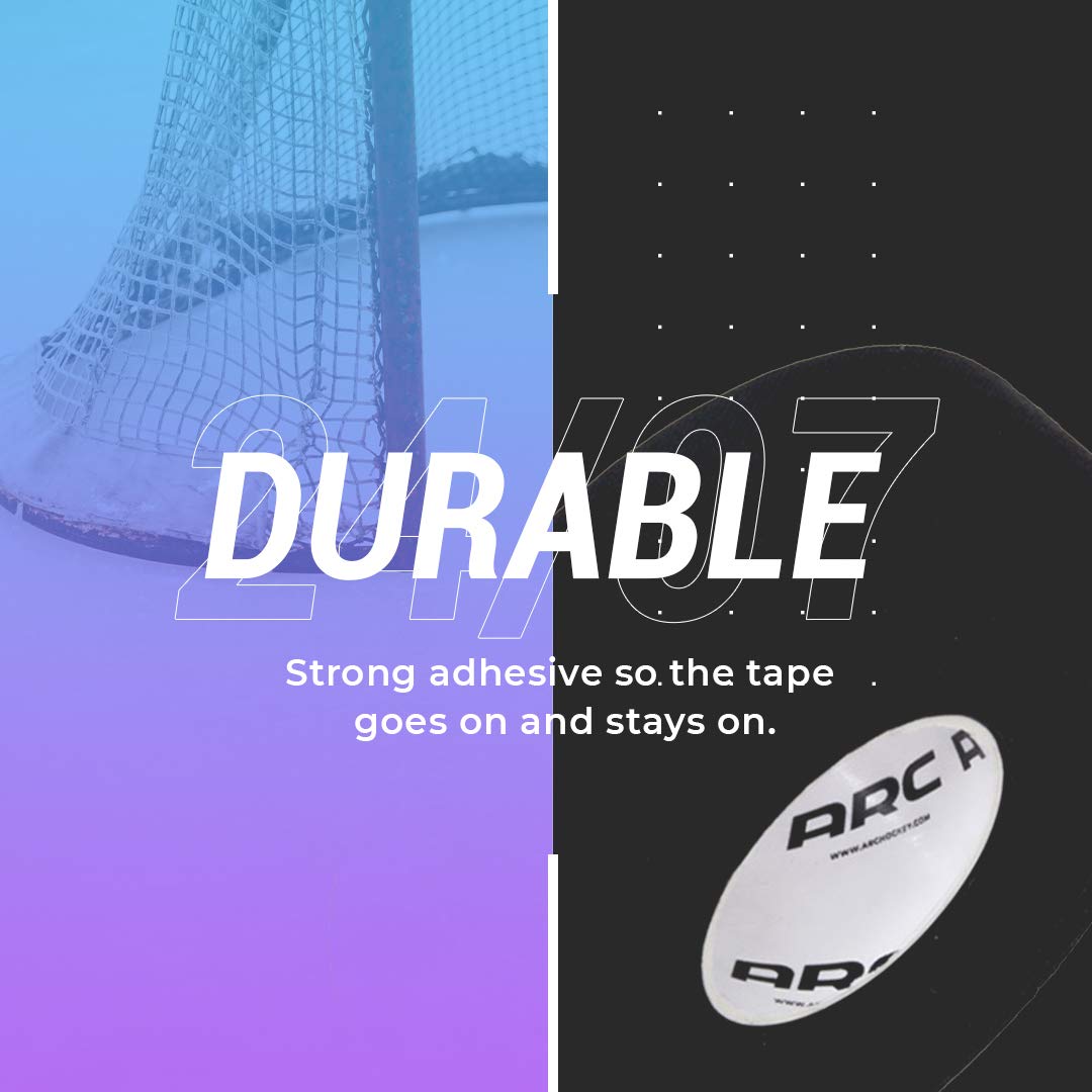 White Hockey Tape for use on Sticks, Blades and as Athletic Tape for General use - Opticdeals