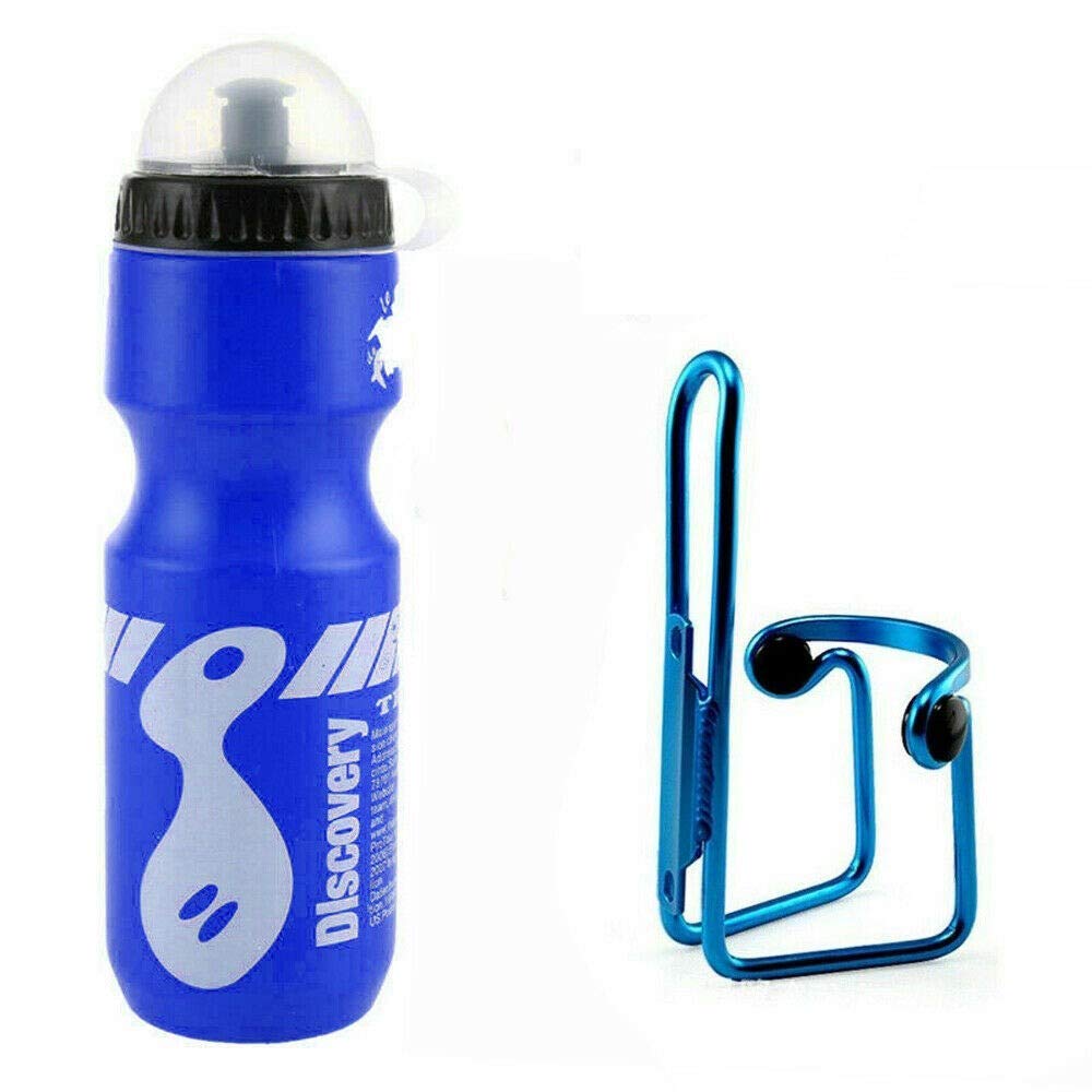 heiyun Bike Water Bottle Holder Aluminum Alloy Water Bottle Cages Lightweight Water Bottle Holder Cages Brackets(Blue) - Opticdeals