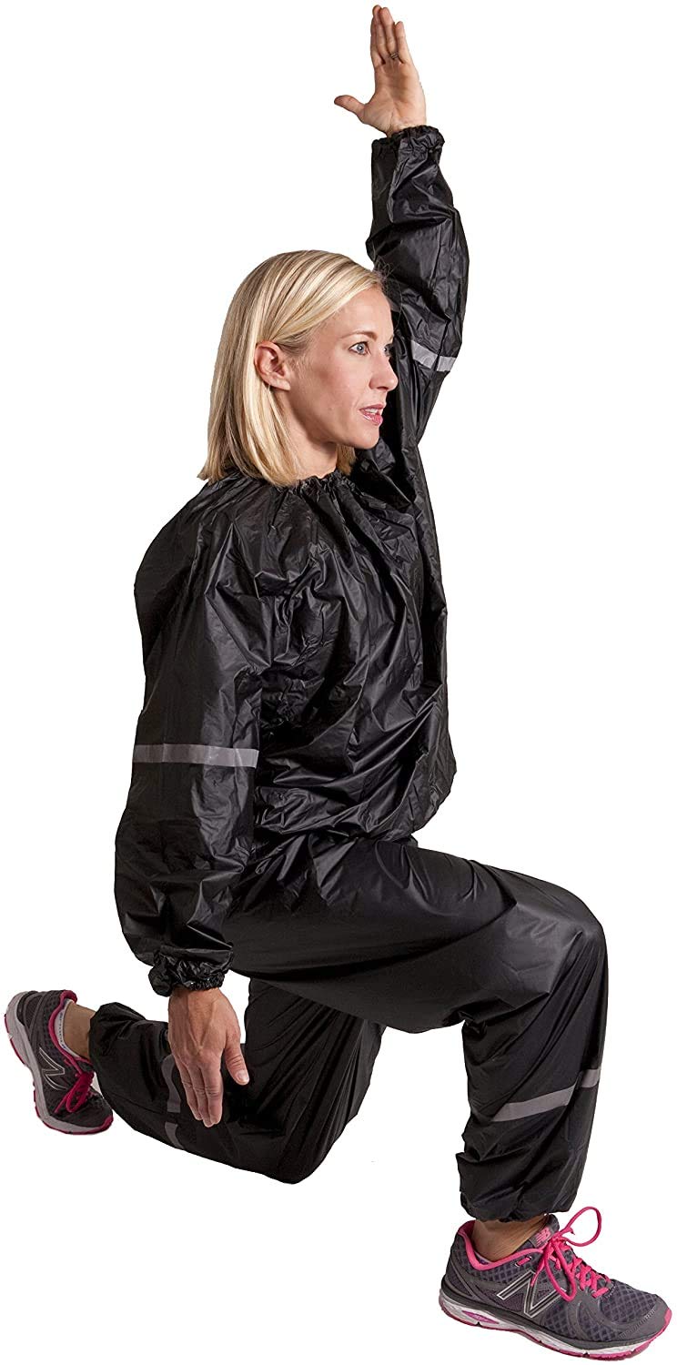 GoFit Unisex Thermal Sweat Suit - For Training, Weight Loss, and Exercise Large-X-Large - Opticdeals