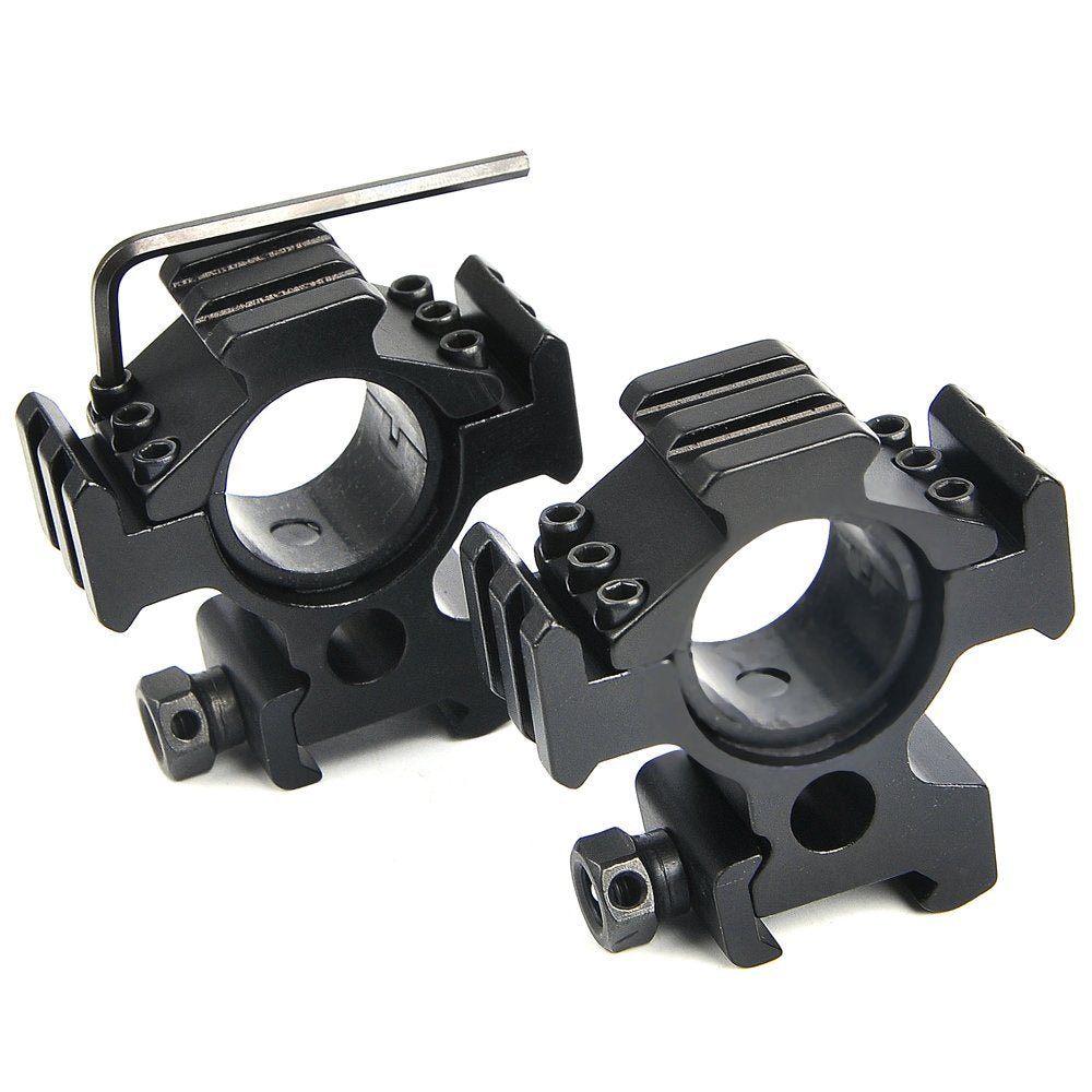 BESTSIGHT Scope Ring 1inch&30mm Scope Mount High Profile Multi Picatinny Weaver - Opticdeals