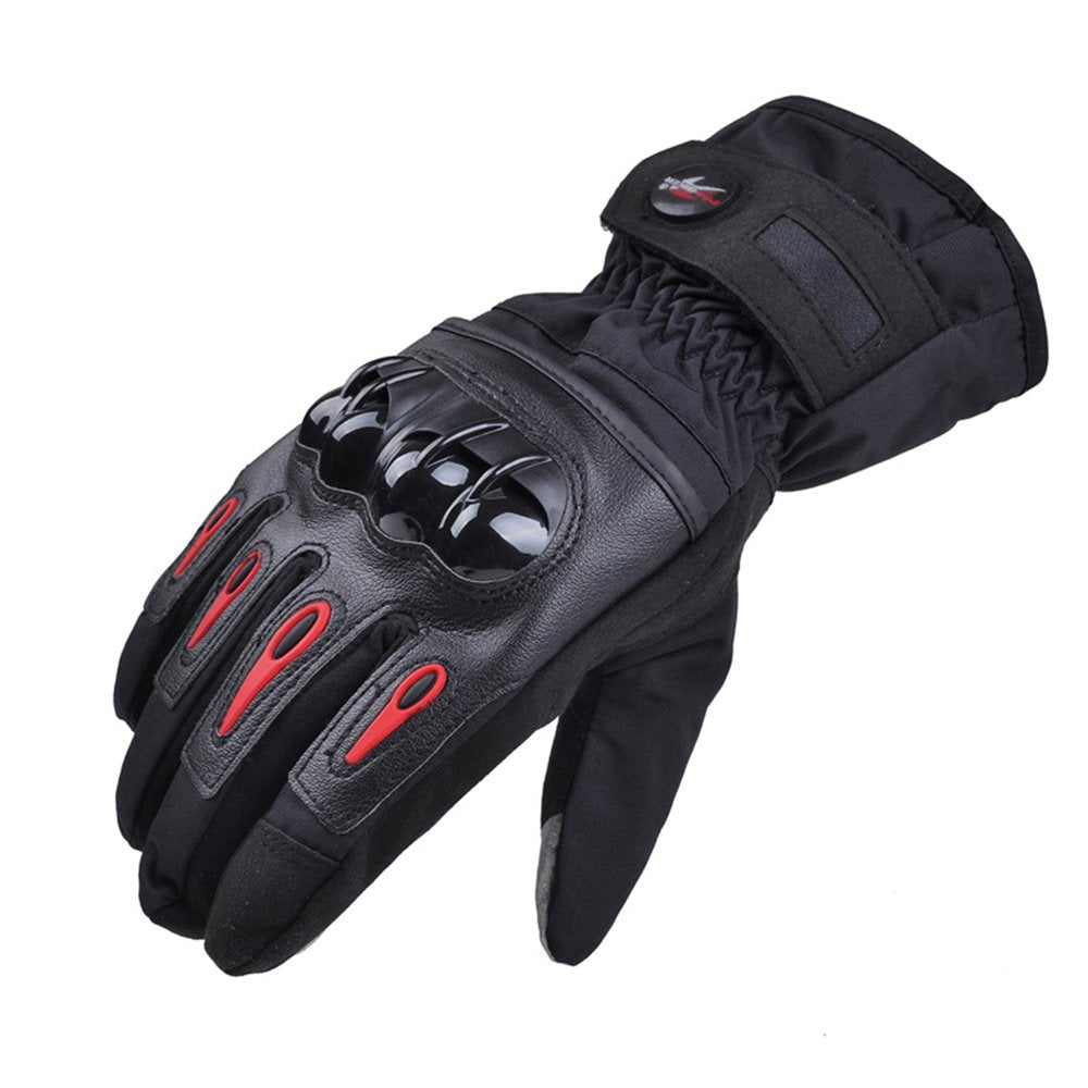 Waterproof Full Finger gloves Moto Motorcycle Gloves BLACK XXL - Opticdeals