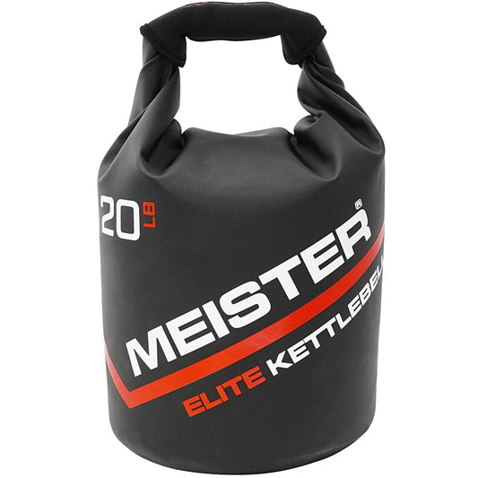 Meister Elite Portable Sand Kettlebell - Soft Sandbag Weight - 20lb / 9.0kg - Opticdeals