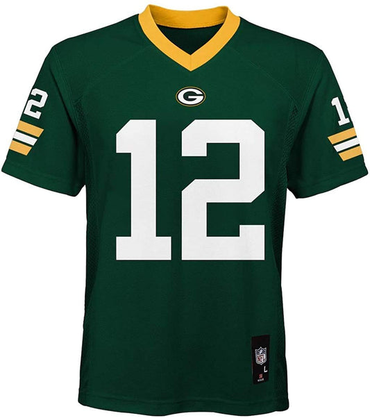 Aaron Rodgers Green Bay Packers NFL Boys Youth Jersey Sz Large 14-16 - Opticdeals