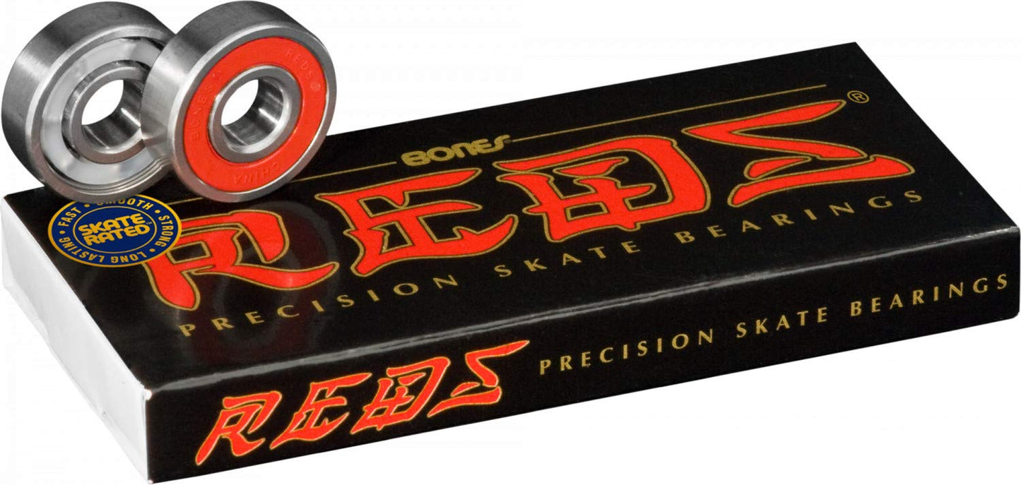 Bones REDS Skateboard Bearings 8 Pack - Opticdeals