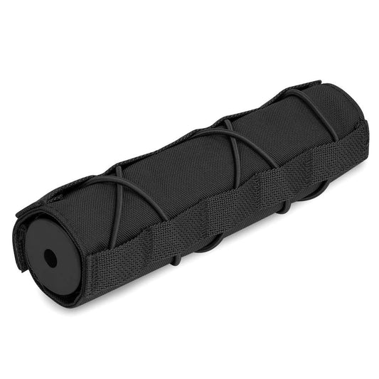 KRYDEX Tactical Airsoft Suppressor Cover 7 inch/18cm (BK) - Opticdeals