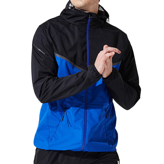 WYCLF Sauna Suit for Men - Sweat Suit Workout Jacket Sauna Jacket Plus Size Sauna Pants Running Jacket Boxing Gym Exercise Blue M - Opticdeals