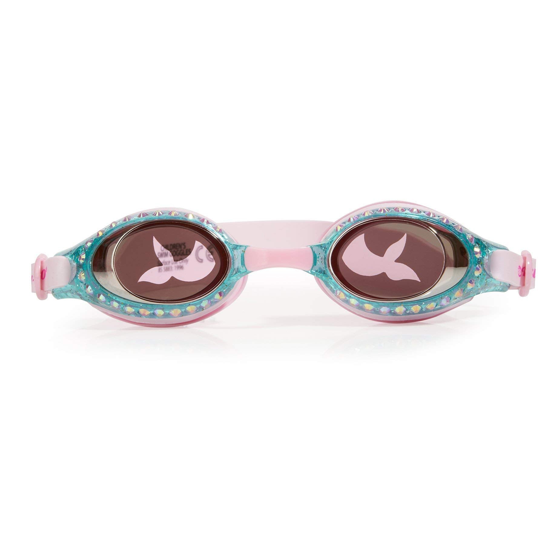 Bling2o Girls' Jewel Pink Swimming Goggles with UV Protection (Ages 3+ up) - - Opticdeals