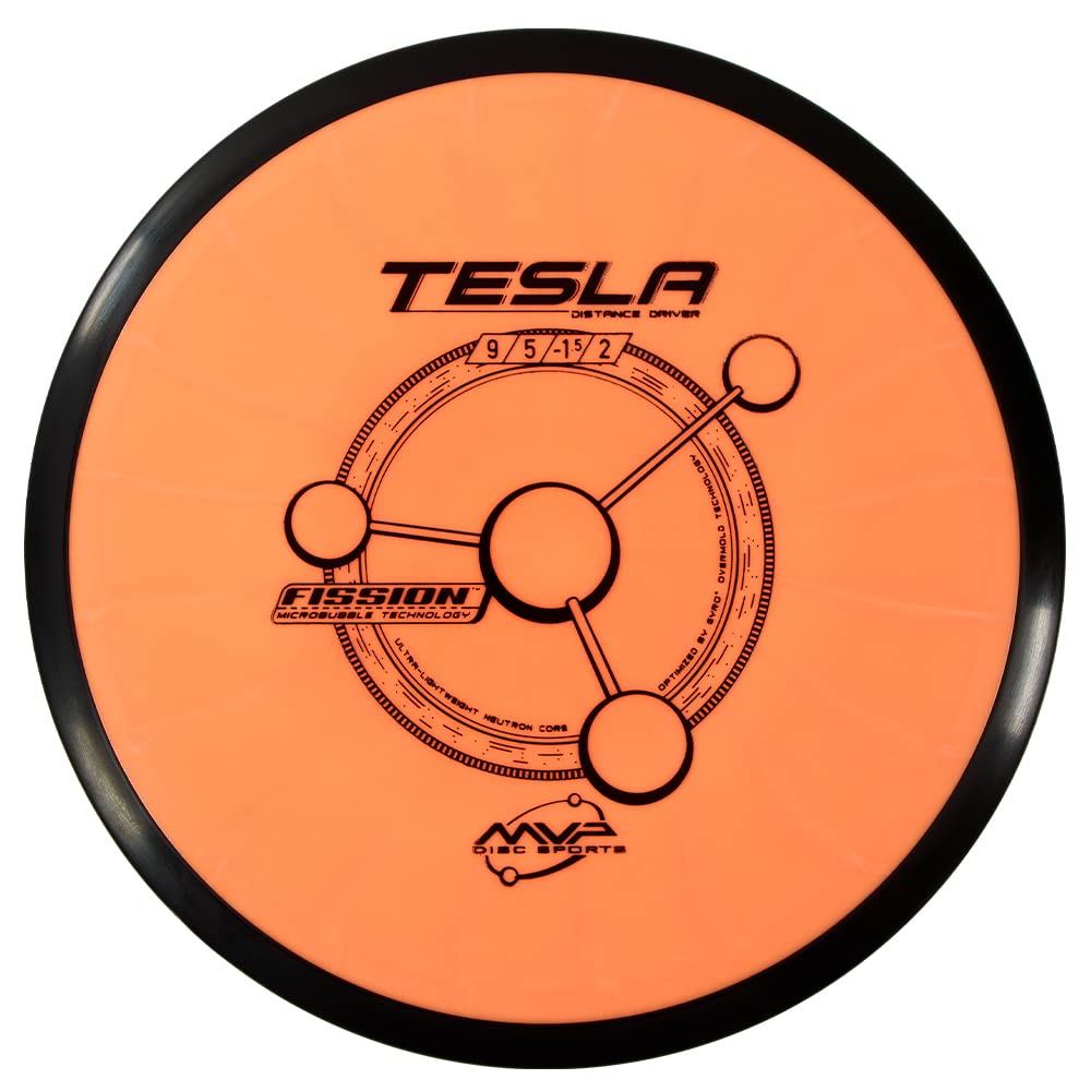 MVP Disc Sports Fission Tesla Disc Golf Distance Driver (155-160g / Mystery - Opticdeals