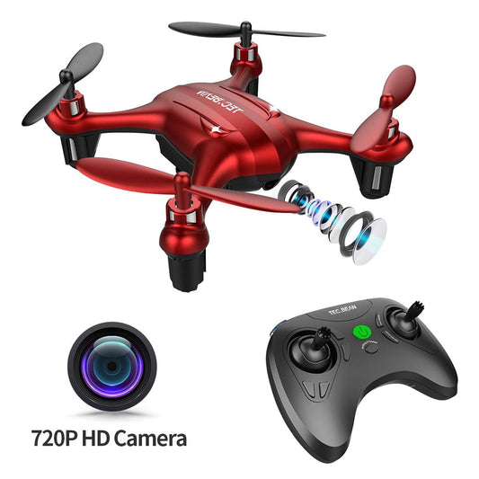 TEC.BEAN Mini Drone 720P HD Camera, Nano Drone Quacopter with Hovering and Headless Mode - Opticdeals