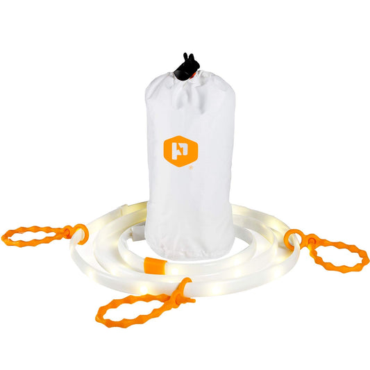 POWER PRACTICAL Luminoodle - The Original LED Light Rope for Camping - 5ft Waterproof USB Powered LED String Lights + Lantern for Hiking, Safety, Emergencies - Opticdeals