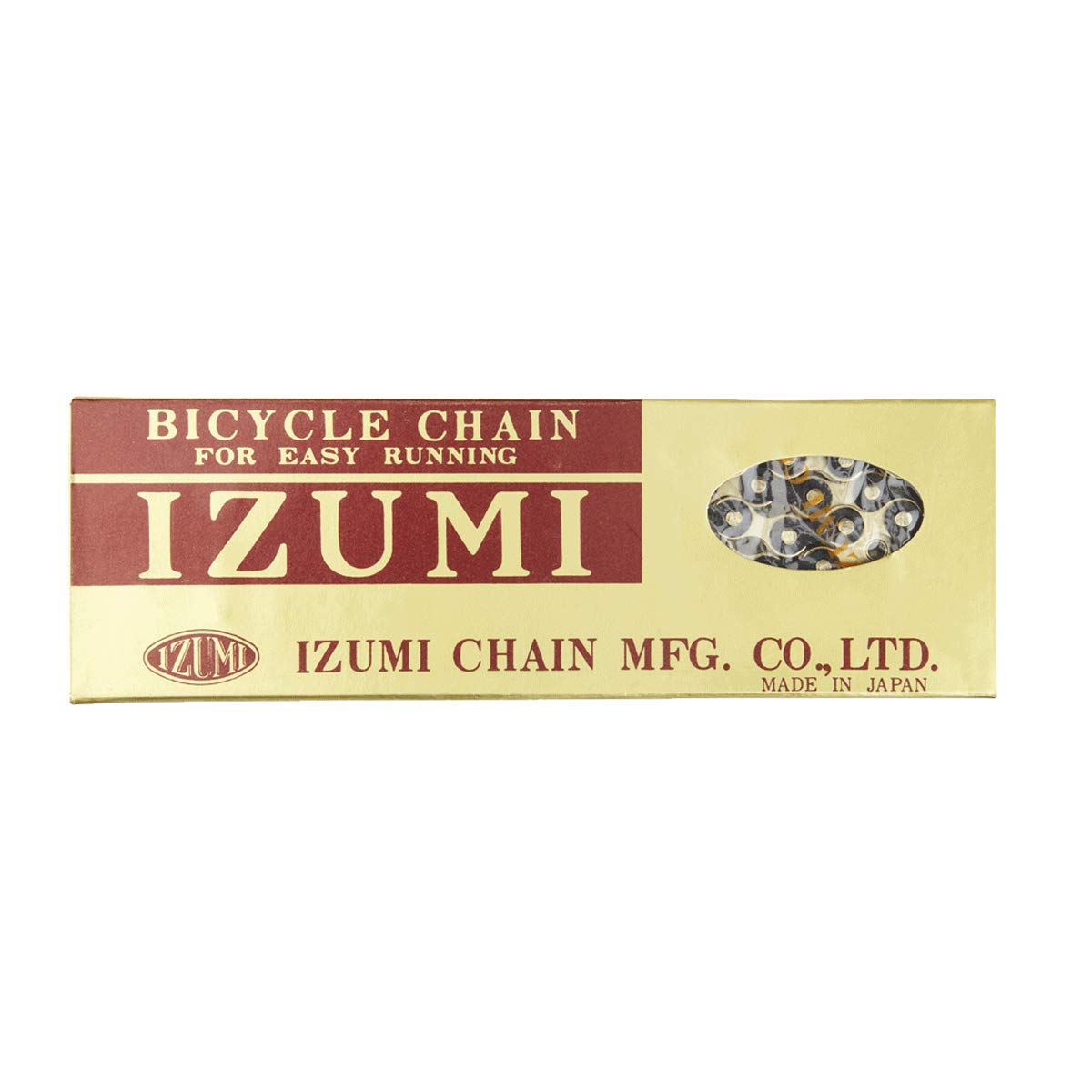 Bike Chain Standard  1/8 x 1/2 (116 Links), Gold/Black - Opticdeals