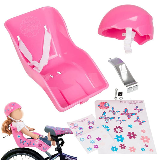 The Original Doll Bicycle Seat & Helmet Pack (Pink)-Bike Attachment Accessory - Opticdeals